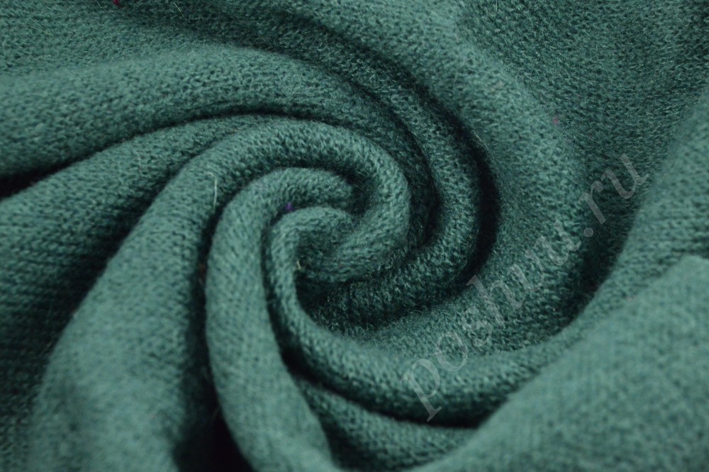 Трикотажная ткань зеленого оттенка