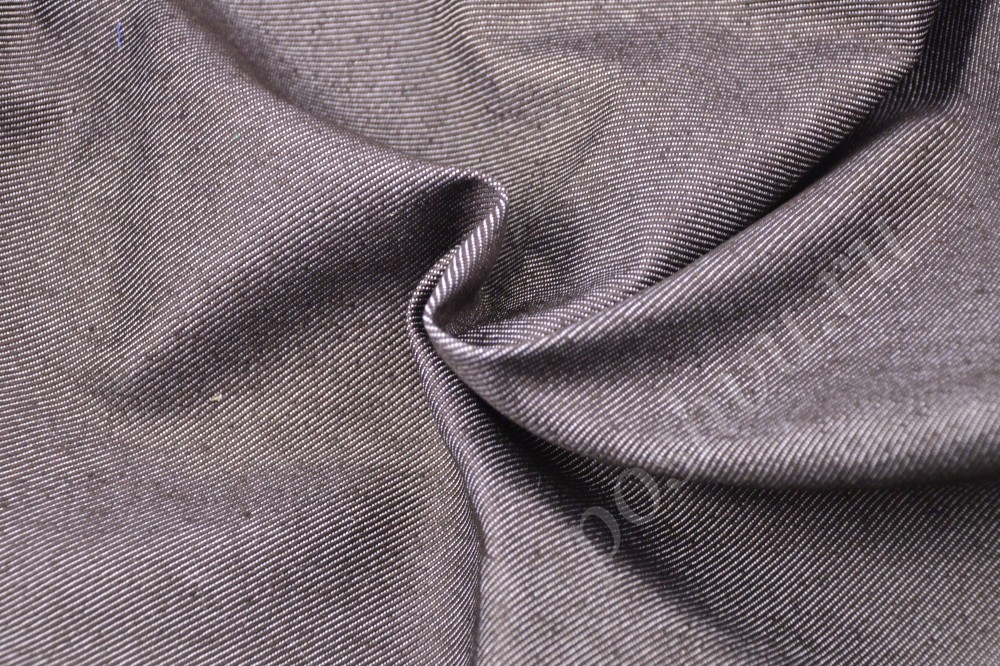 Ткань джинсовая серо-розового оттенка оттенка