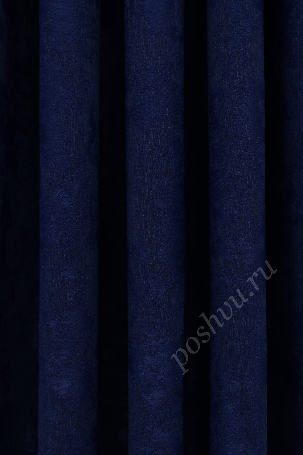 Портьерная ткань Selena Темно-синего цвета