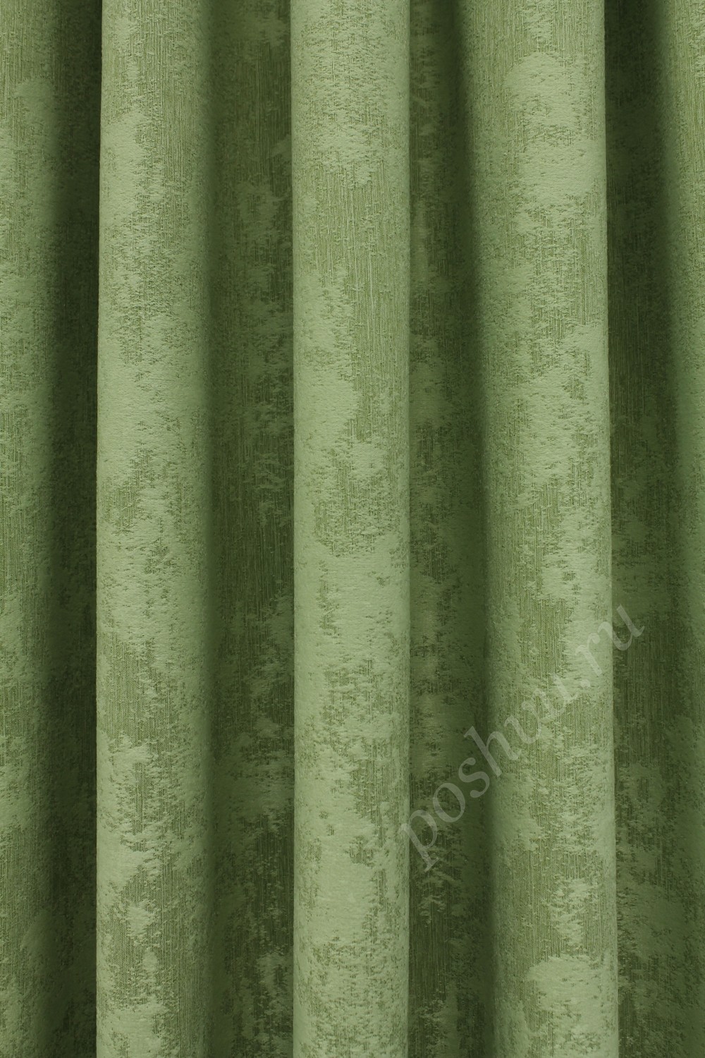 Портьерная ткань Selena Зеленого цвета