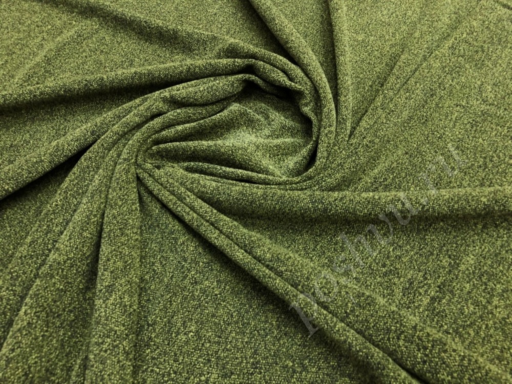 Шенилл из вискозы зеленого цвета