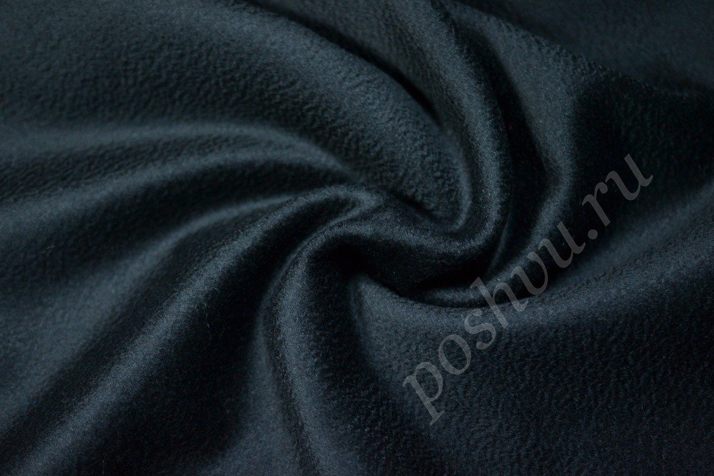 Пальтовая ткань Max Mara черного оттенка