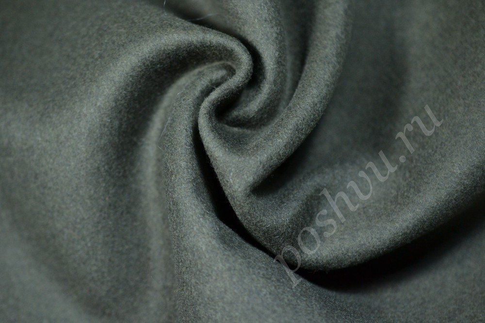 Пальтовая ткань Max Mara серого оттенка