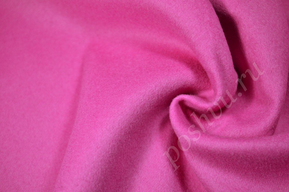 Ткань пальтовая Max Mara темно-розового оттенка