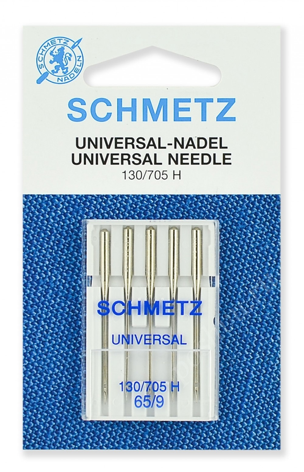 Иглы стандартные Schmetz 130/705H № 65, 5 шт.