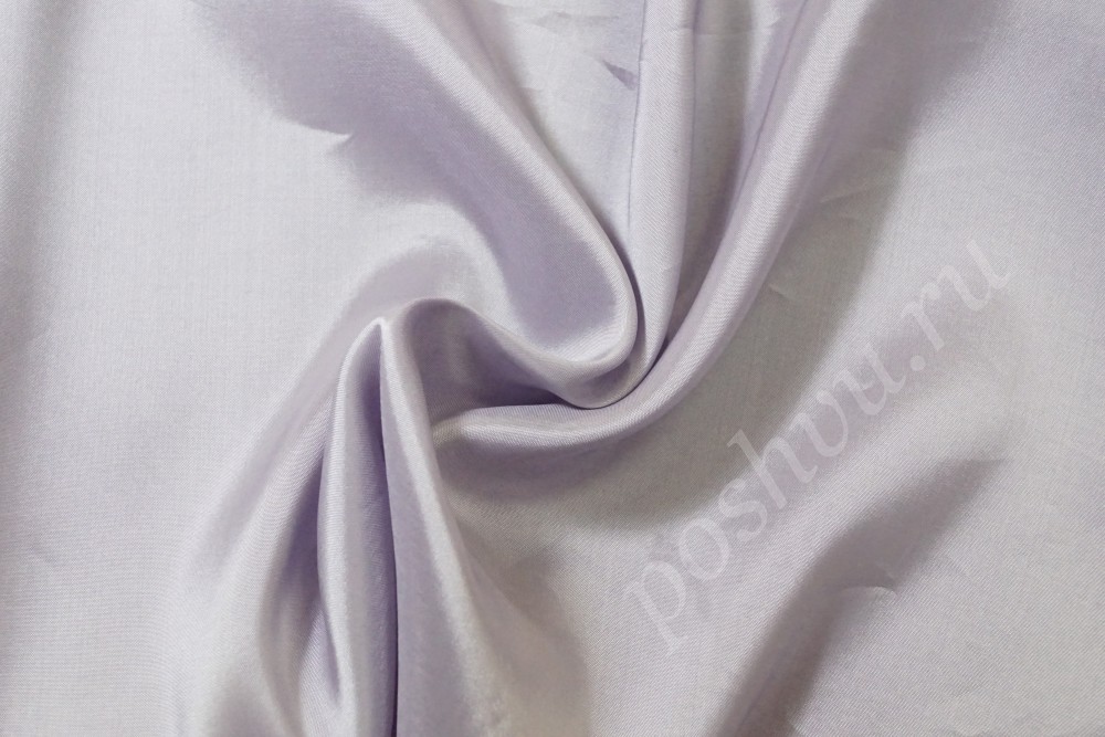 вискозная подкладочная ткань с эластаном светло-фиолетового оттенка