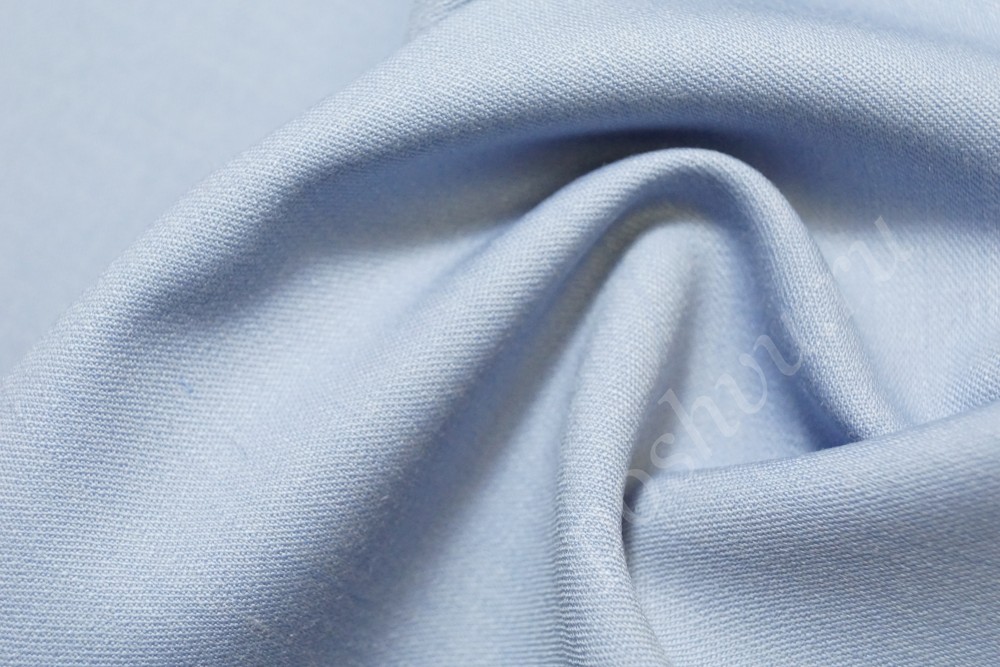 Ткань костюмная бледно-голубого оттенка