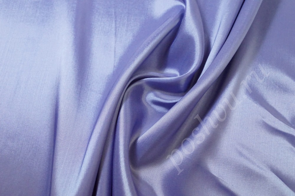 вискозная подкладочная ткань с эластаном светло-голубого оттенка с блеском