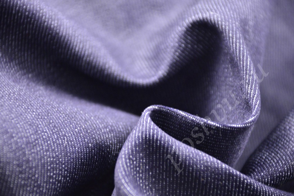 Ткань джинсовая темного серо-синего оттенка