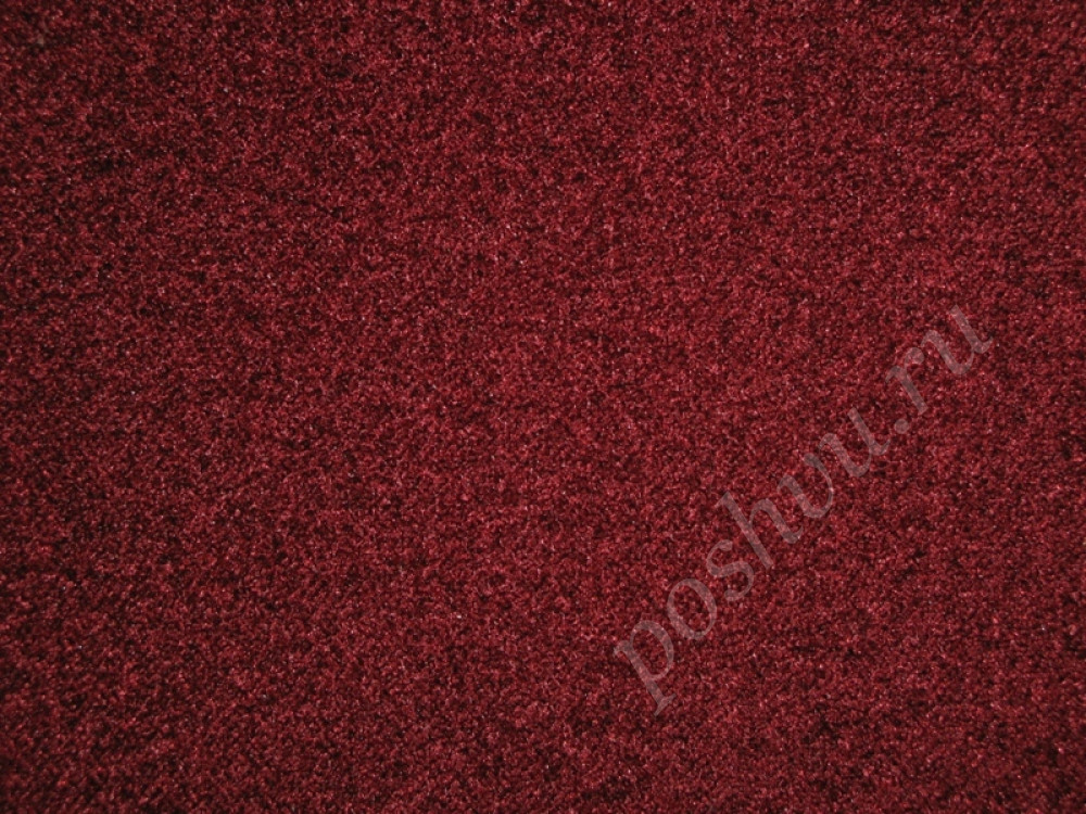 Шенилл БРИЗ бордового цвета 650г/м2
