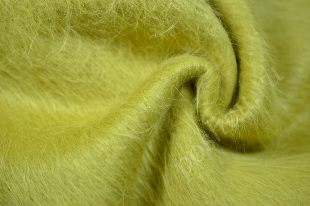 Пальтовая ткань Max Mara лимонного оттенка