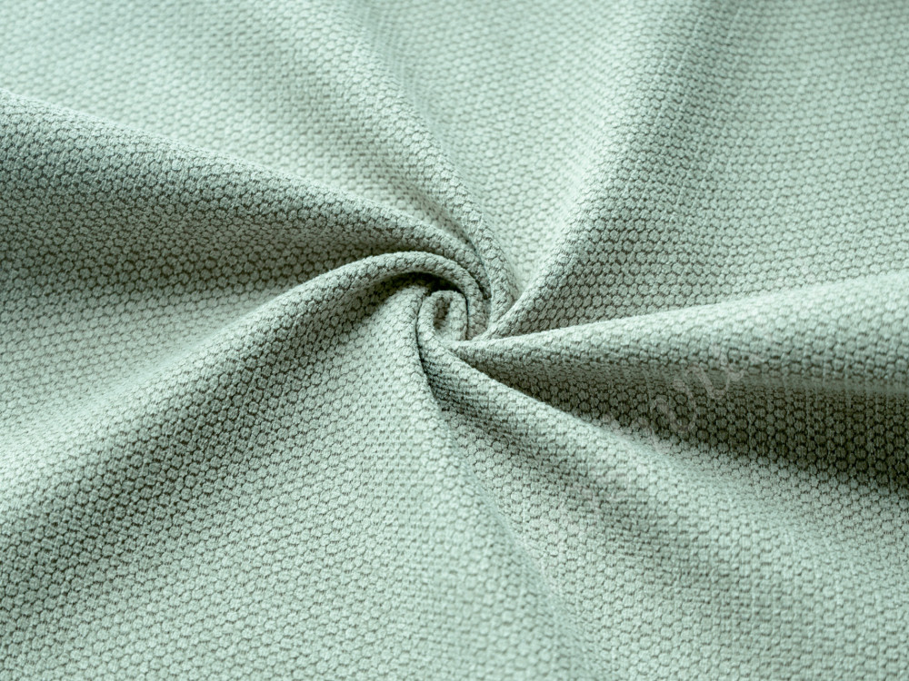 Мебельная ткань шенилл SHAPE зеленоватого цвета 370г/м2