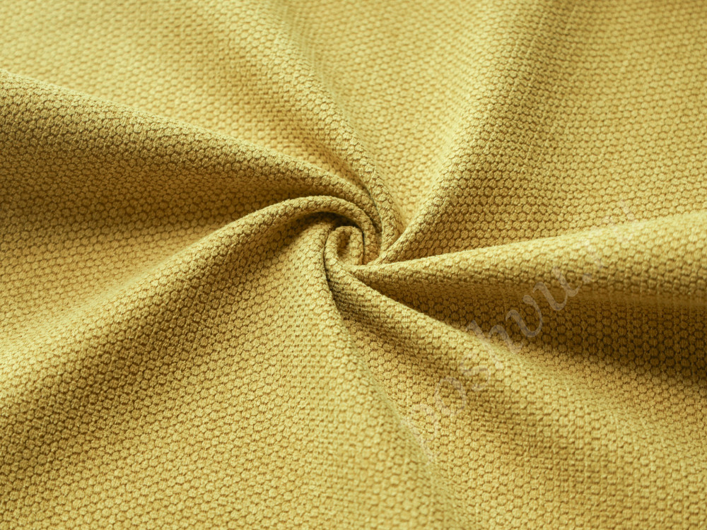 Мебельная ткань шенилл SHAPE желтого цвета 370г/м2