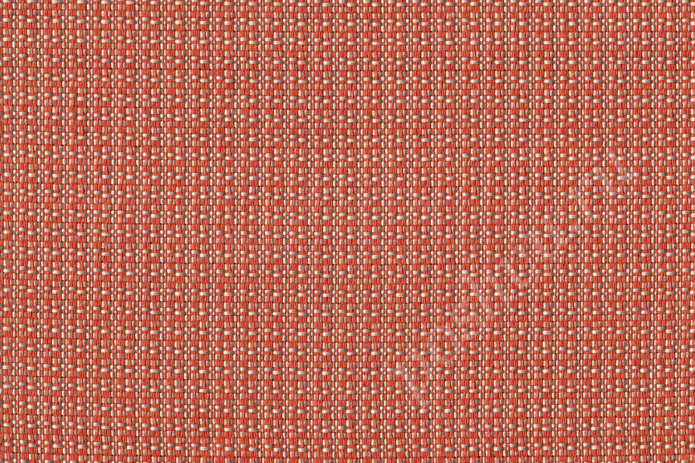 Портьерная ткань жаккард  PALOMA однотонная оранжевого цвета