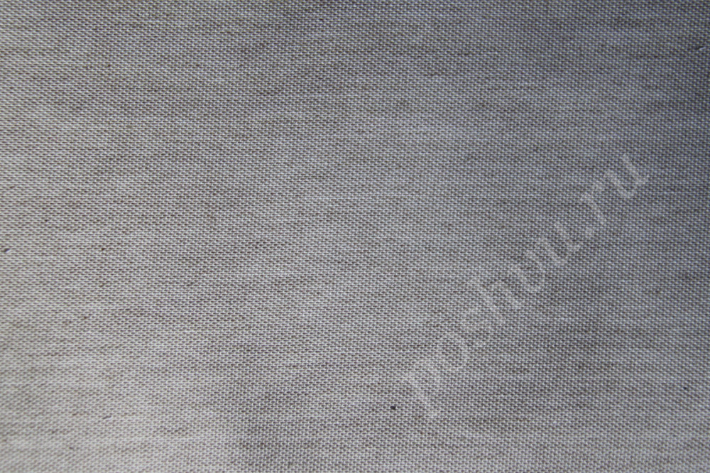 Портьерная ткань жаккард  PRINTEMPS однотонная серого цвета