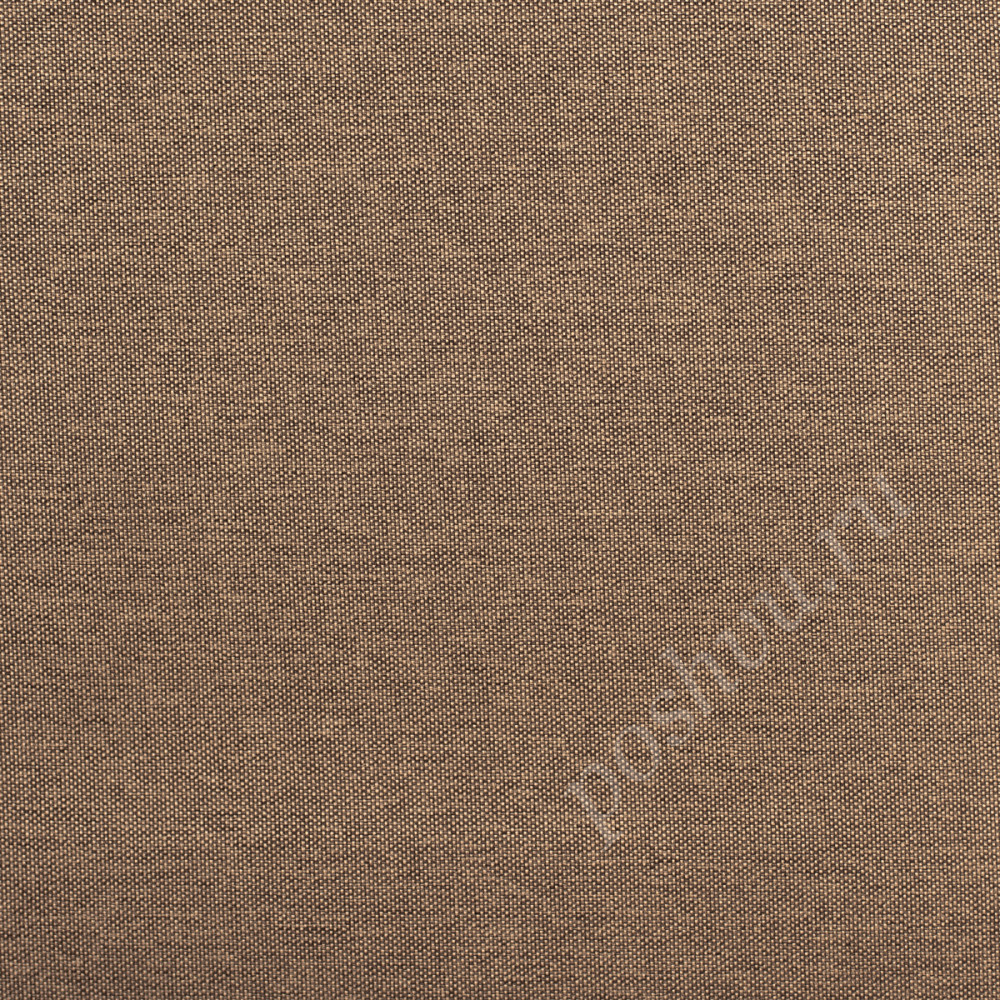 Портьерная ткань под лен GENEVRA коричнево-бежевого цвета, выс.300см