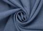 Портьерная ткань под лен GENEVRA темно-голубого цвета, выс.300см