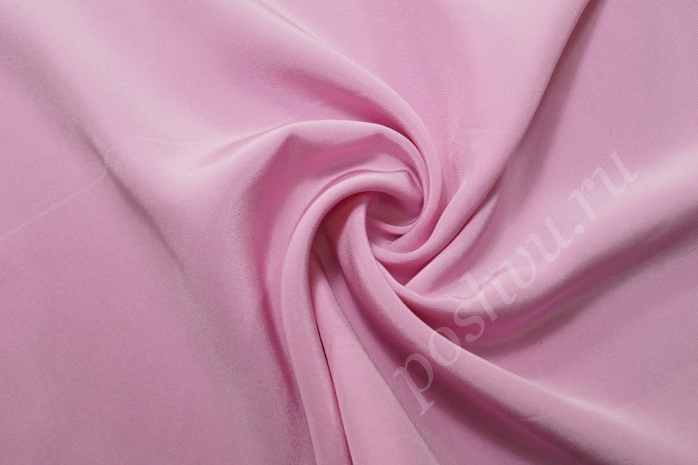 Шёлковая ткань нежно-розового цвета