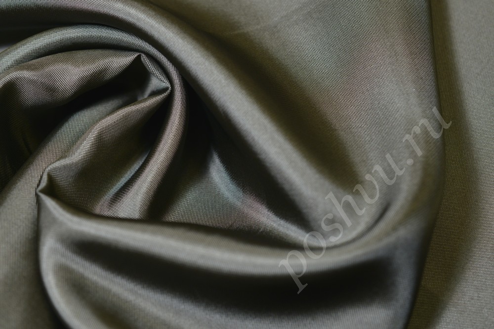 Подкладочная ткань коричнево-серого цвета