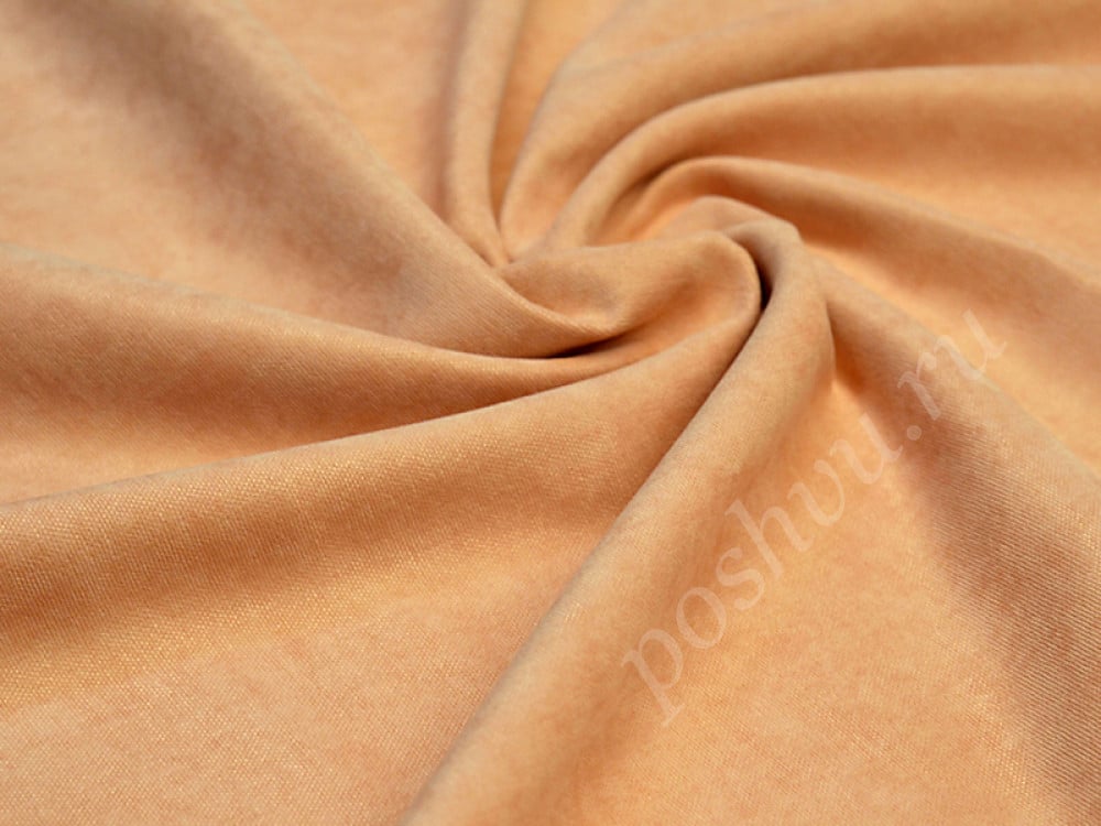 Портьерная ткань DREAM цвета дыни (260г/м2) со скидкой