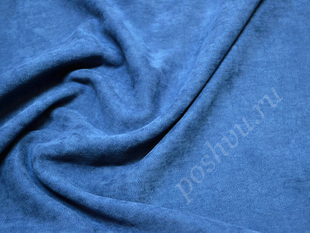 Портьерная ткань DREAM цвета индиго (260г/м2)