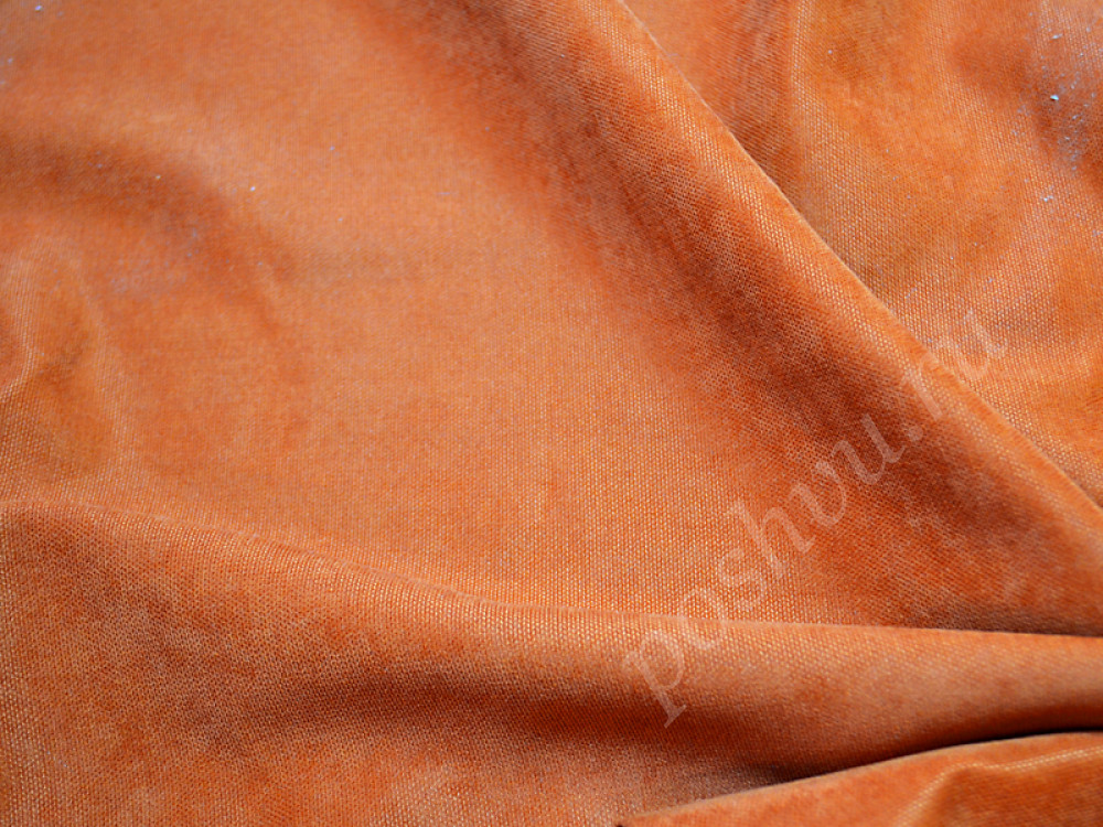 Портьерная ткань DREAM оранжевого цвета (260г/м2)