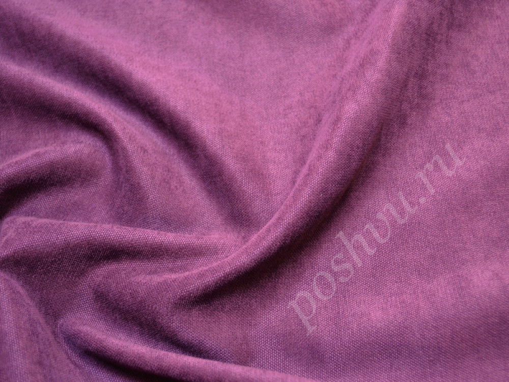 Портьерная ткань DREAM пурпурного цвета (260г/м2) со скидкой