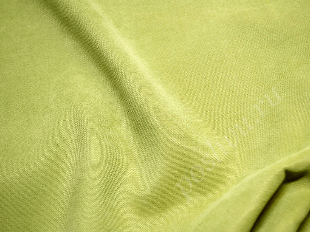 Портьерная ткань DREAM салатового цвета (260г/м2)