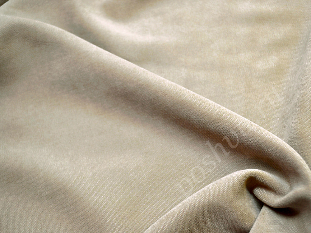Портьерная ткань DREAM серо-бежевого цвета (260г/м2)
