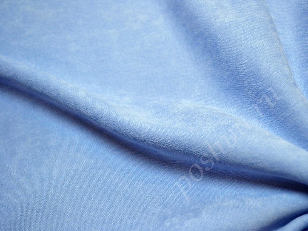 Портьерная ткань DREAM ярко-голубого цвета (260г/м2)