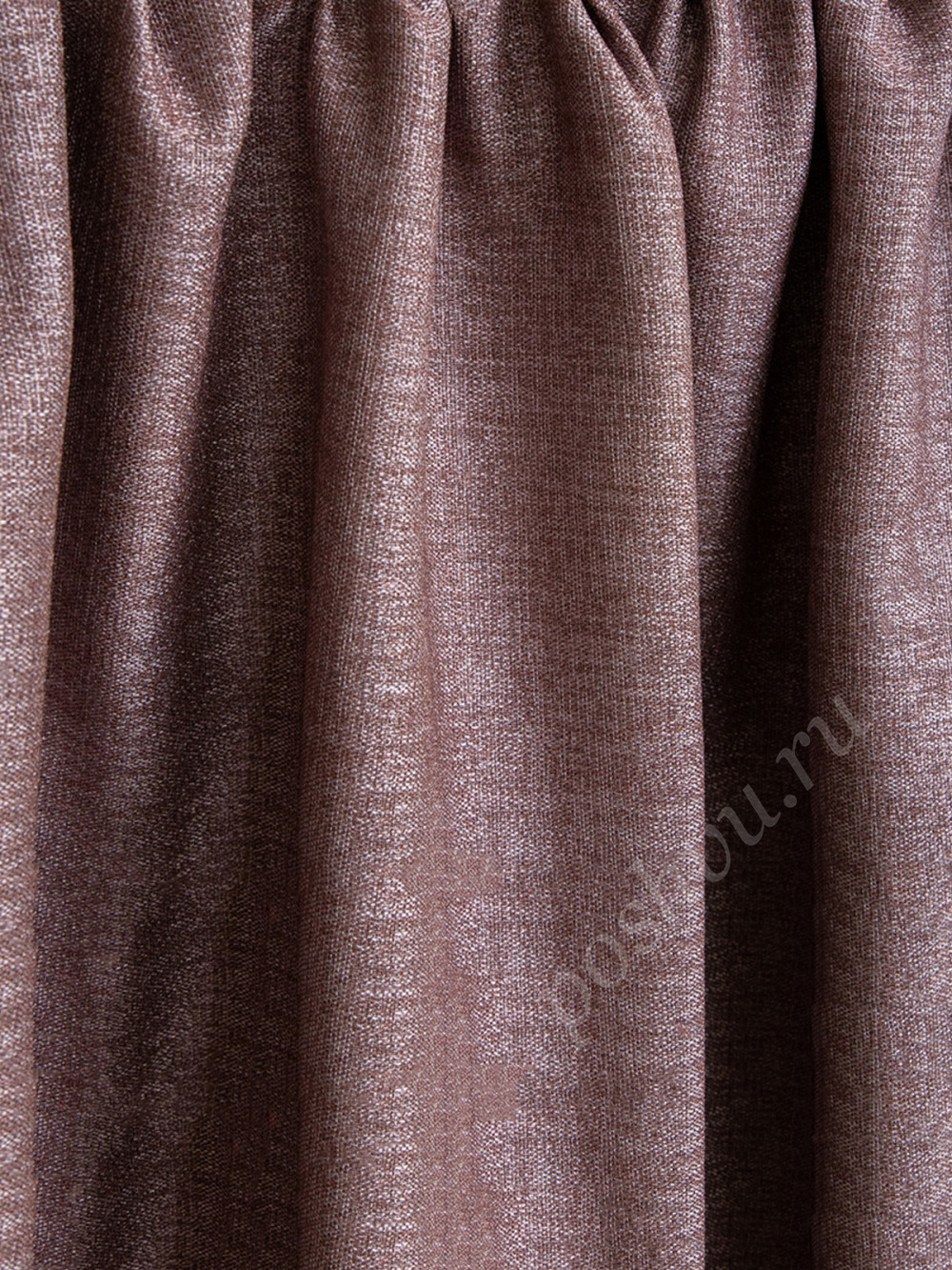 Ткань портьерная рогожка ROUND цвет пыльной розы