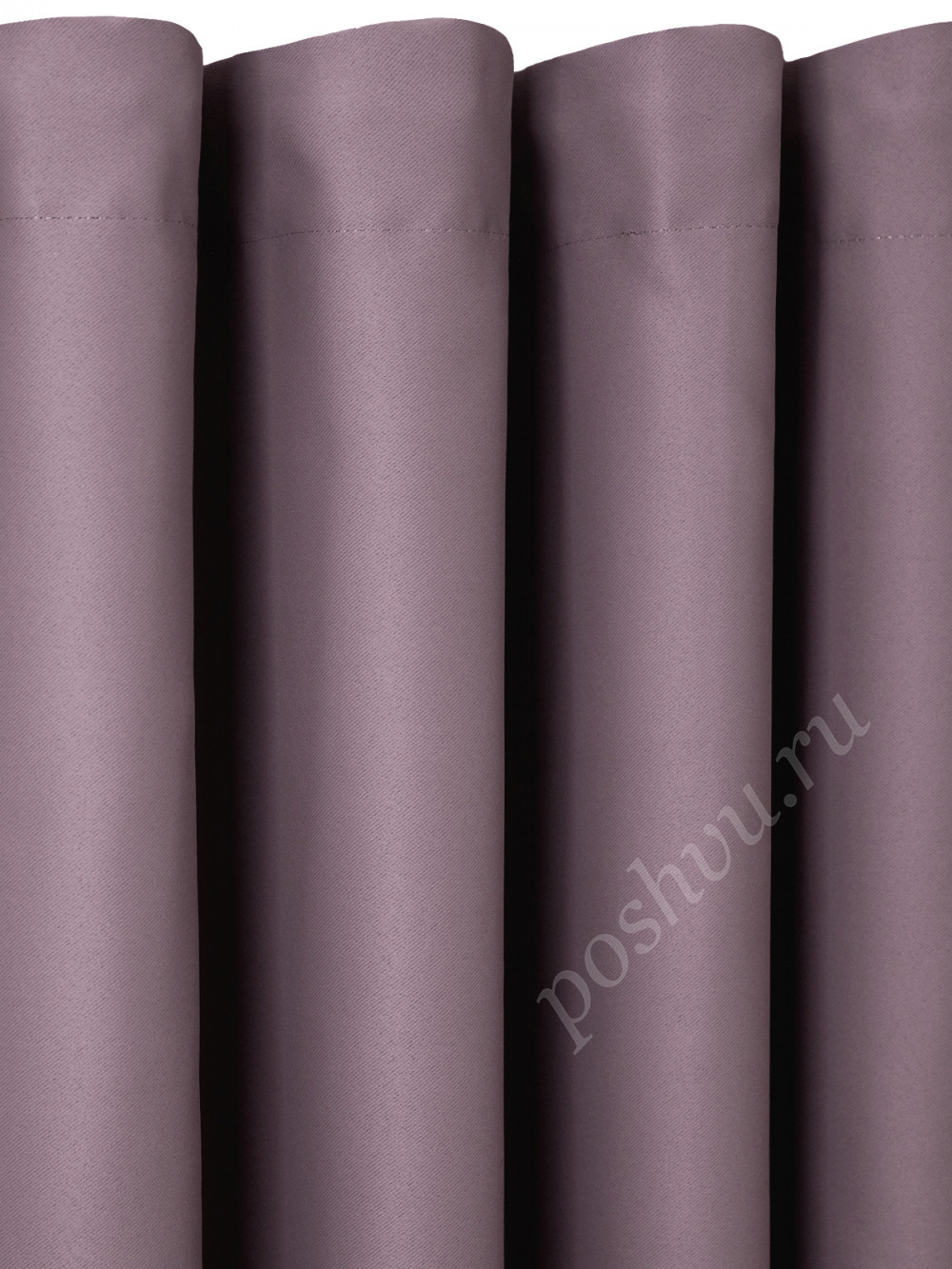 Ткань портьерная супершёлк SOUL темно-лиловый цвета