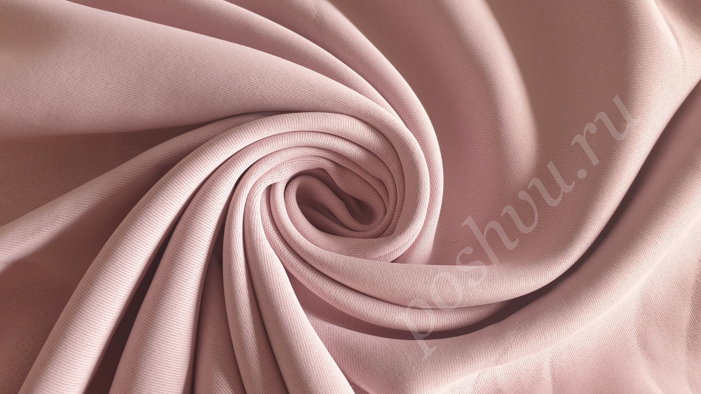 Портьера Блэкаут однотонный, цвет нежно-розовый