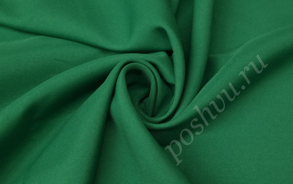 Габардин ЭКОНОМ Burda, цвет зеленый, 150 гр/м2