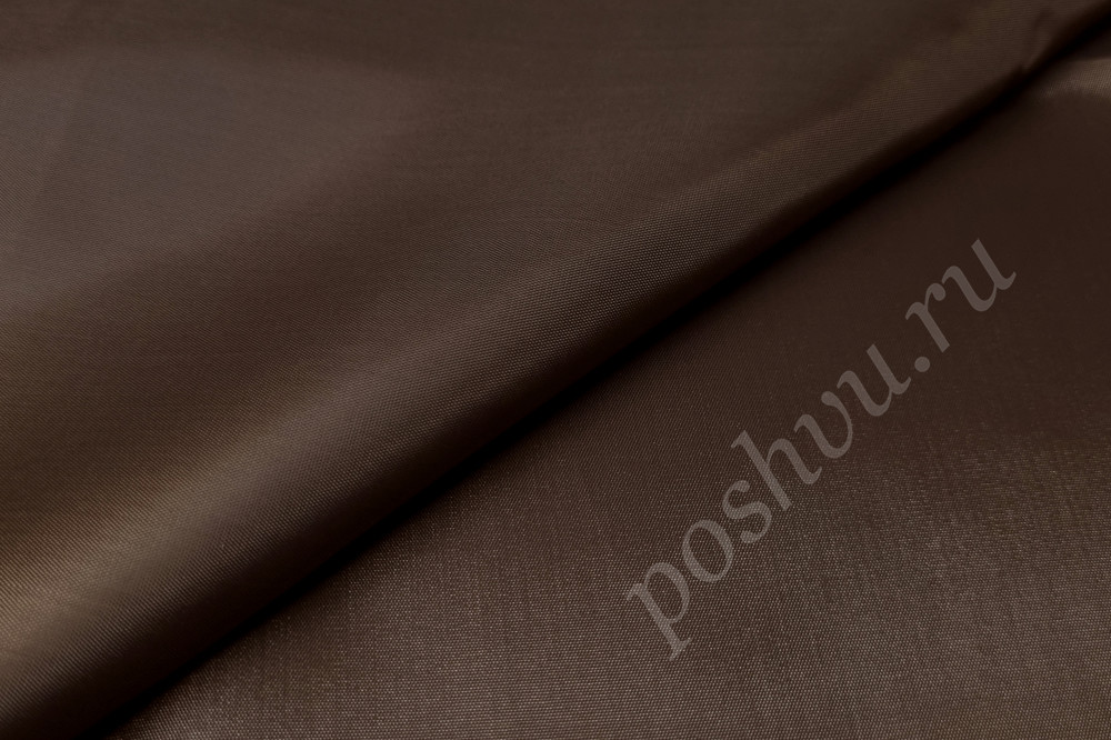 Подкладочная ткань таффета 190Т, цвет светло-коричневый, 53 гр/м2