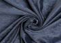 Портьерная ткань HAMLET темно-голубого цвета с ворсом, выс.295см