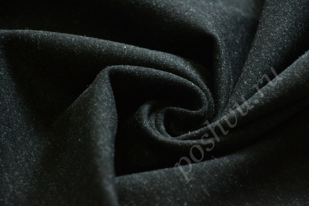 Ткань джерси черно-серого оттенка