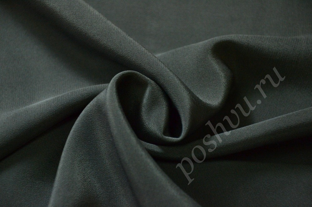 Ткань шелк темно-серого оттенка