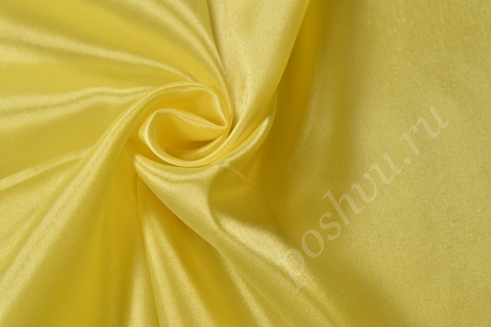 Подкладочная ткань жёлтого цвета