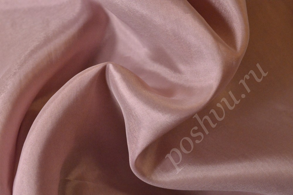 вискозная подкладочная ткань с эластаном персикового цвета