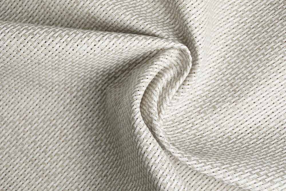 Ткань натуральный лен для скатертей бело-серого оттенка