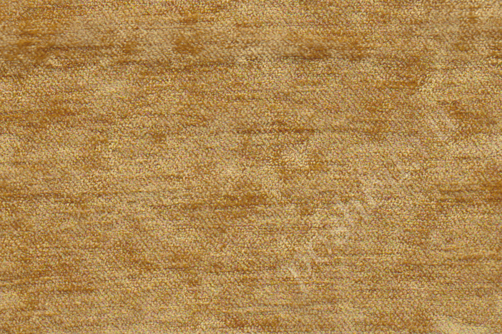 Портьерная ткань бархат PRADO однотонная бежево-желтого цвета, шир.143см
