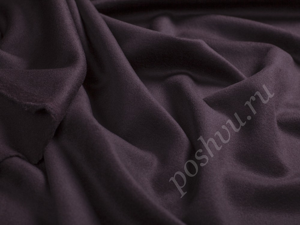 Ткань Кашемир фиолетово-бордовый оттенок