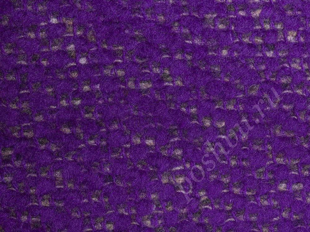 Ткань тип Шанель фиолетового цвета