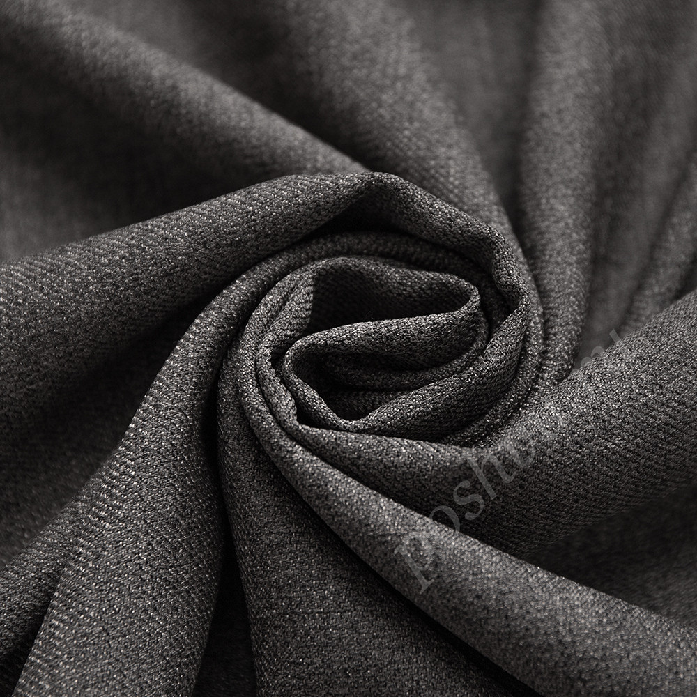 Портьерная ткань LAINE серого цвета, выс.300см