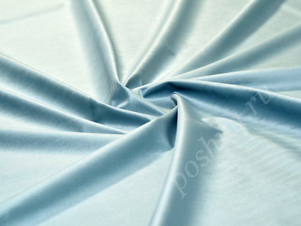 Мебельно-портьерный бархат TOGO бледно-голубого цвета (260г/м2)