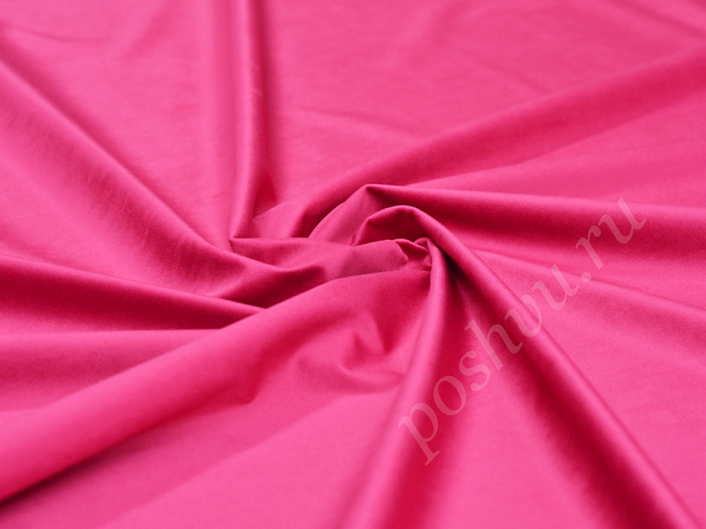 Мебельно-портьерный бархат TOGO темно-розового цвета (260г/м2)
