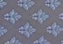 Ткань для мебели жаккард сине-коричневого цвета с цветочной вышивкой