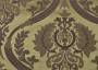 Ткань для мебели жаккард золотисто-коричневого оттенка с орнаментом
