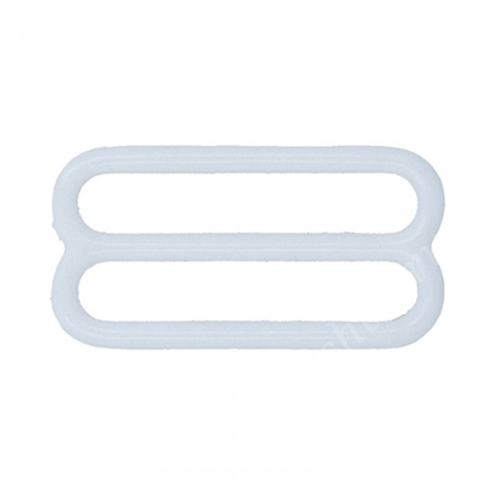 Фурнитура "BLITZ" регулятор ленты пластик d 12мм Белый
